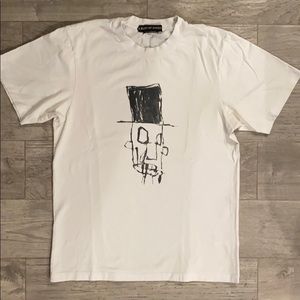 Mens White Graphic T-Shirt